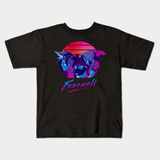 Farewell Cloud X Aerith 80s Kids T-Shirt